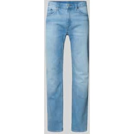 Straight fit Jeans van Katoen
