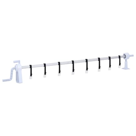 vidaXL - Zwembadhoesroller - met - kunststof - frame