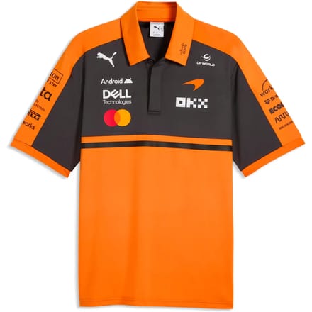 Puma Mclaren Replica Poloshirt Oranje L Man