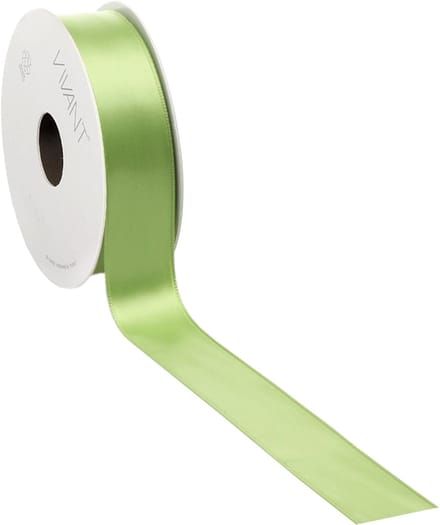 Limoen Satijnlint – 25 mm × 25 m – double face satijn
