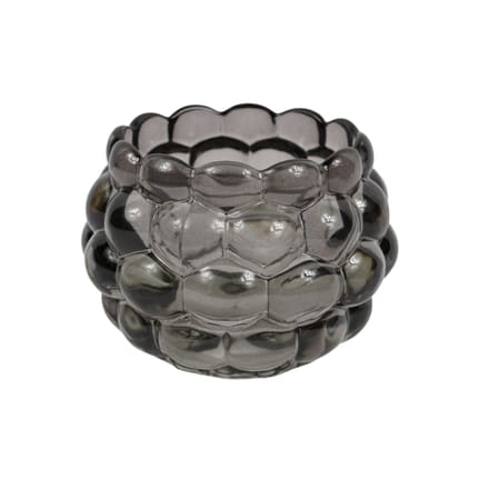 Theelichthouder glas 11,5 cm 3 assorti