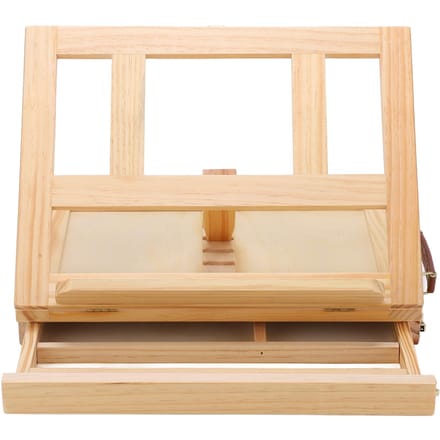 Chevalet de table Bois de pin Barre de suivi réglable 4 angles Polyvalent Pliable Léger Robuste beige