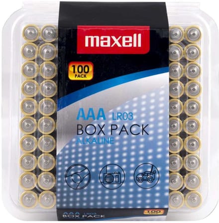 100 x AAA Mini Penlite Alkaline batterijen