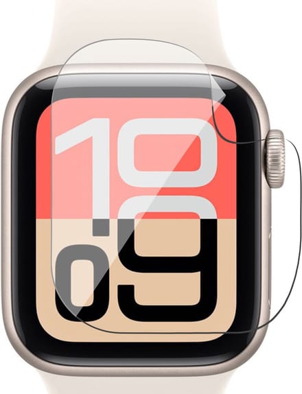 Screenprotector geschikt voor Apple Watch SE 3/2/1 40mm - 1x FlexGuard Screen Protector