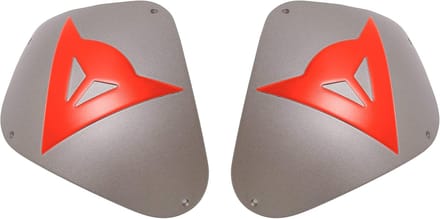 Universele Aluminium Motor Beschermers voor Schouders - Rood/Fluo