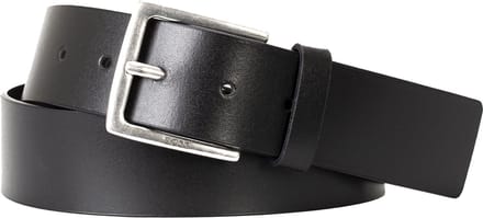 BOSS leren heren riem - zwart