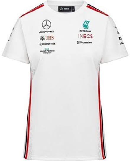 Mercedes-Amg Petronas Team Womens Driver Tee white XL