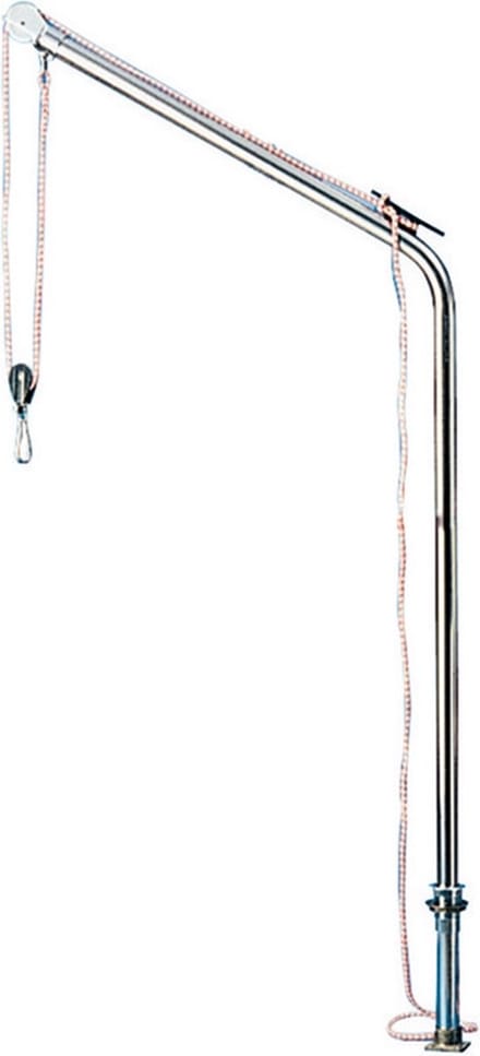Osculati draaibare RVS Davit Ø40mm 125kg - 2 stuks