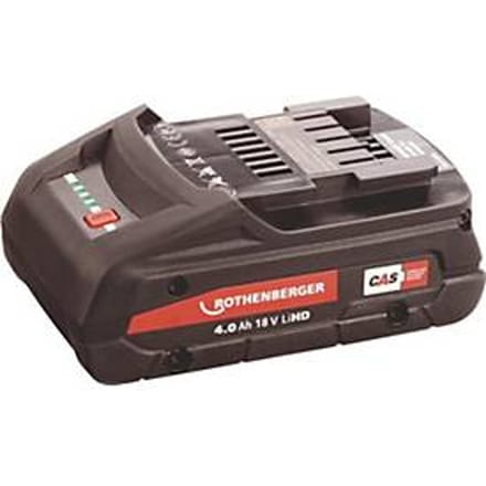 ROTHENBERGER CAS 18 V 4,0 Ah Li-HD oplaadbare accu, ESCP, compatibel met AMPShare, Coolpack-technologie