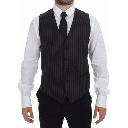 Narrow Stripe Vest Formele Stijl
