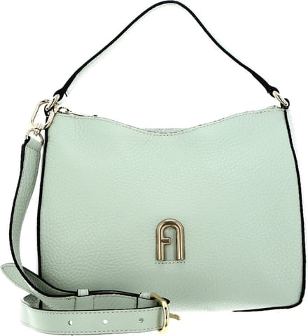 FURLA Leren Handtas Schoudertas Primula Top Handle Felce Mintgroen