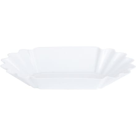 Plat de Présentation d'Échantillons de Grains de Café en Plastique PP de Qualité Alimentaire Récipient de Rangement Accessoire de Cuisine blanc