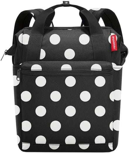 Reisenthel Allrounder R Schouder/ Rugtas - 12L - Dots Wit