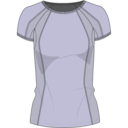 Sweaty Betty Athlete Seamless Workout T-Shirt PAARS - Maat S