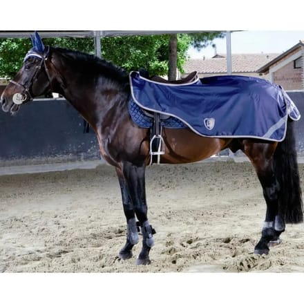 Waterdichte dubbele fleece paardendeken Tattini