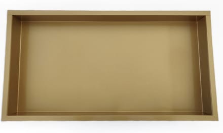 Inbouwnis BWS 30x60x7 cm RVS Goud