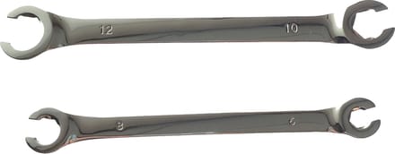 Remleiding sleutel remleidingsleutels open ringsleutel metrisch 2 delig 6mm 8mm 10mm 12mm