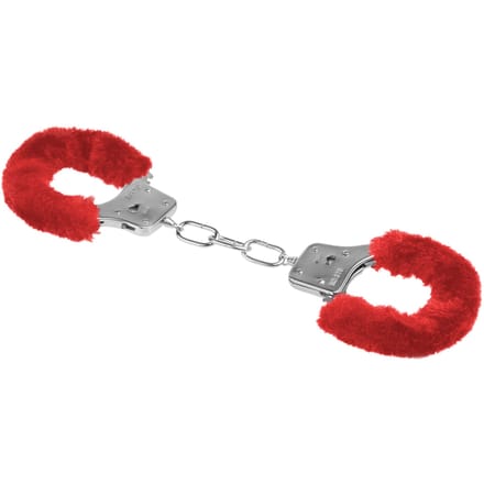 Metal Handcuff with Plush  - NMC - handboeien