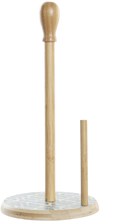 Keukenrolhouder - Bamboe - 18x2x35cm - Africa - Blauw
