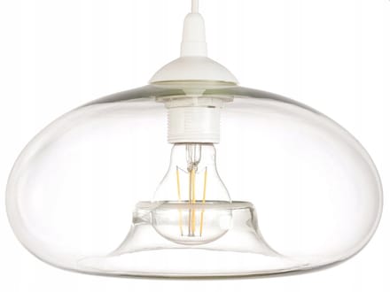 Cairo Glazen Hanglamp Transparant Wit - Stijlvolle Verlichting