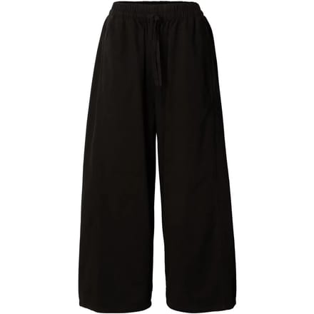 Urban Classics - Barrel Cropped Cotton Wijde broek - M - Zwart