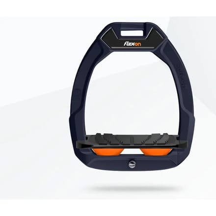 Veiligheidsstijgbeugels Rijbroek Hellend Grip Aluminium/Zwart/Oranje Flex-On Safe-On