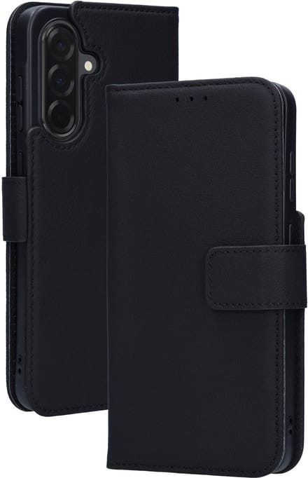 Mobiparts Leather Wallet Case geschikt voor Samsung Galaxy A36 - Zwart