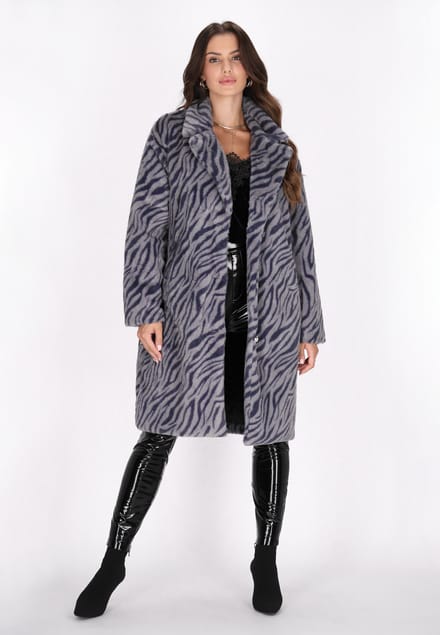 Faina Jas Dames grijs/zwart
