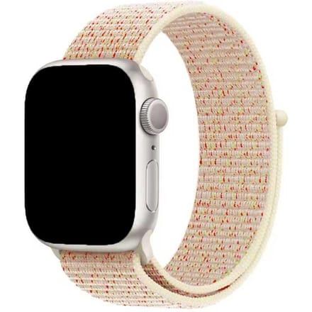 2+2 | Apple Watch Bandje Nexora - Geweven - Nylon - Sterrenlicht Kleurrijk