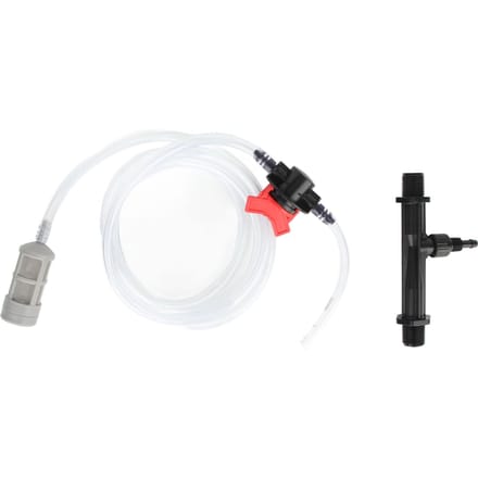 Meststofinjector Plastic Efficiënt met Waterslang Druppelirrigatie Meststofinjector voor Gazon white