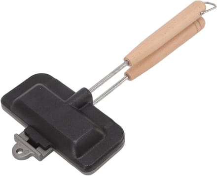 Sandwich Pan - Tosti maker - Ontbijt Maken - Antiaanbaklaag - Compact formaat - Zilverkleurig