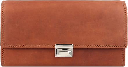 Esquire Kelnerwissel Portemonnee Dallas Waiter Wallet With Zip Brown Lichtbruin