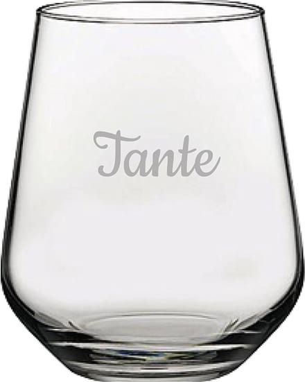 Drinkglas gegraveerd - 42,5cl - Tante