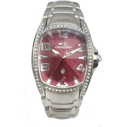 Horloge CHRONOTECH CT7988LS-64M. Kwarts, Kleur rood. Vrouw. white