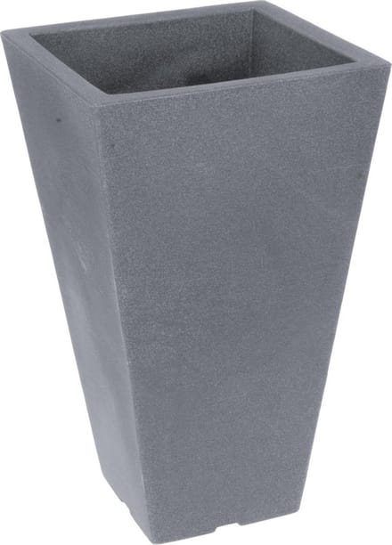 Nampook Bloempot Capri 27 X 45 Cm Kunststof Grijs