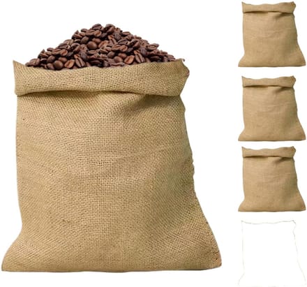 KZQ jute zak set van 3 stuks stevig