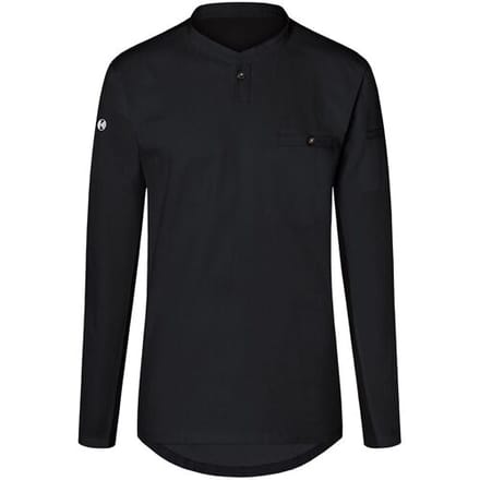 (6 stuks) KARLOWSKY Lange Mouw Heren Werkshirt Performance - Zwart - maat: M