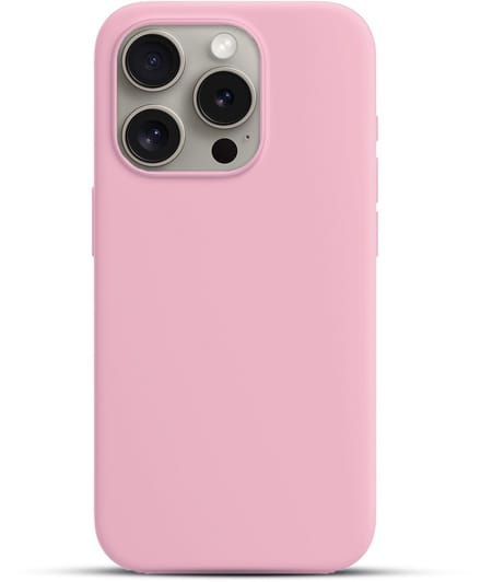 Solidenz Roze Siliconen Case geschikt voor iPhone 16 Pro hoesje compatibel met MagSafe - Rose Quartz