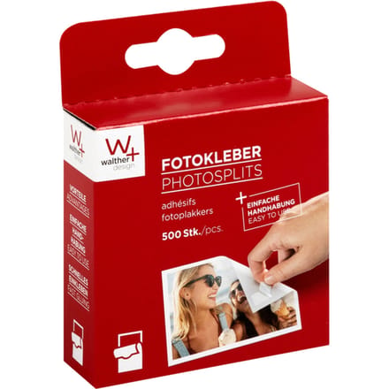 Walther Design FT500S- Dubbelzijdige Fotoplakkers - 500 stuk