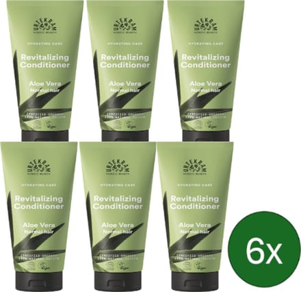 Urtekram Aloë Vera Conditioner – 180 ml – Multipack met 6 stuks