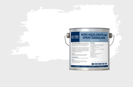 Wixx Aqua Houtlak Spray Zijdeglans - 20L - Wit