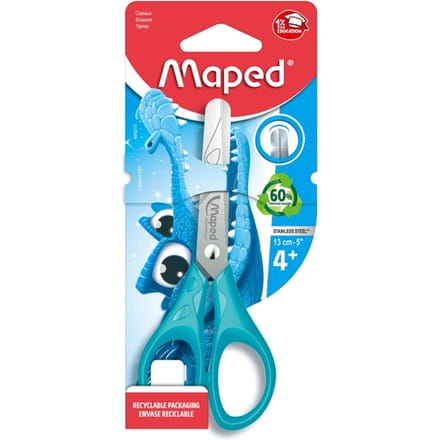 Maped - Kinderschaartjes - Assorti Rood, Groen, Blauw - scharen