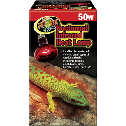 Verwarmde infrarood terrariumlamp Zoomed RS50