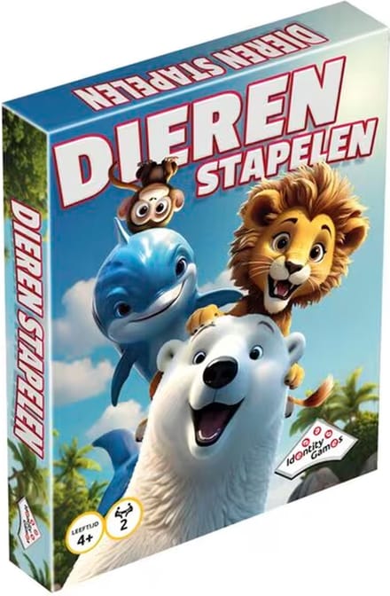 Dieren Stapelen - Behendigheidsspel - Kinderspel - Voor de hele familie