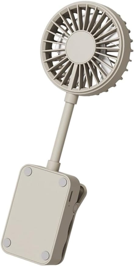 VHV - Clipventilator - clipventilator usb oplaadbaar - USB oplaadbaar, stil, met klem - voor bureau, kinderwagen, camping