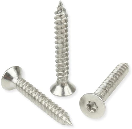 Houtschroeven RVS A2 6x120mm Verzonken Kop TORX | 300 Stuks