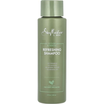 SheaMoisture, Mannen, Verfrissende Shampoo, Vetiver & Neroli, 15 fl oz (444 ml) gray
