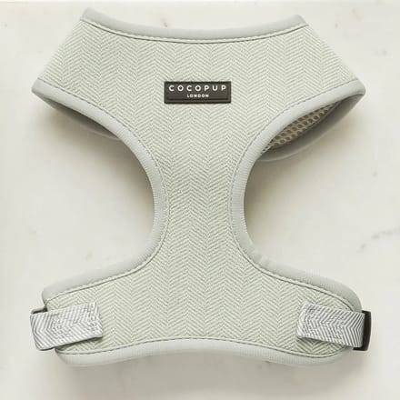 Cocopup Sage Tweed - verstelbaar hondentuigje - maat S