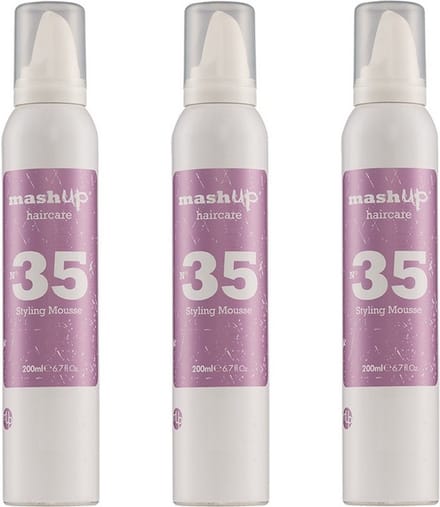 mashUp haircare N° 35 Styling Mousse 200ml - 3 stuks