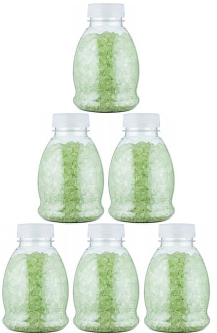 Claudius Badzout Eucalyptus - 375 gram - Fles met transparante dop - Set van 6 stuks